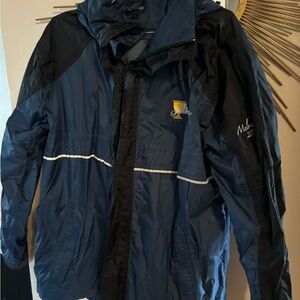 PGA Tour official President’s Cup Men's Blue and Black Rain Windbreaker Jacket